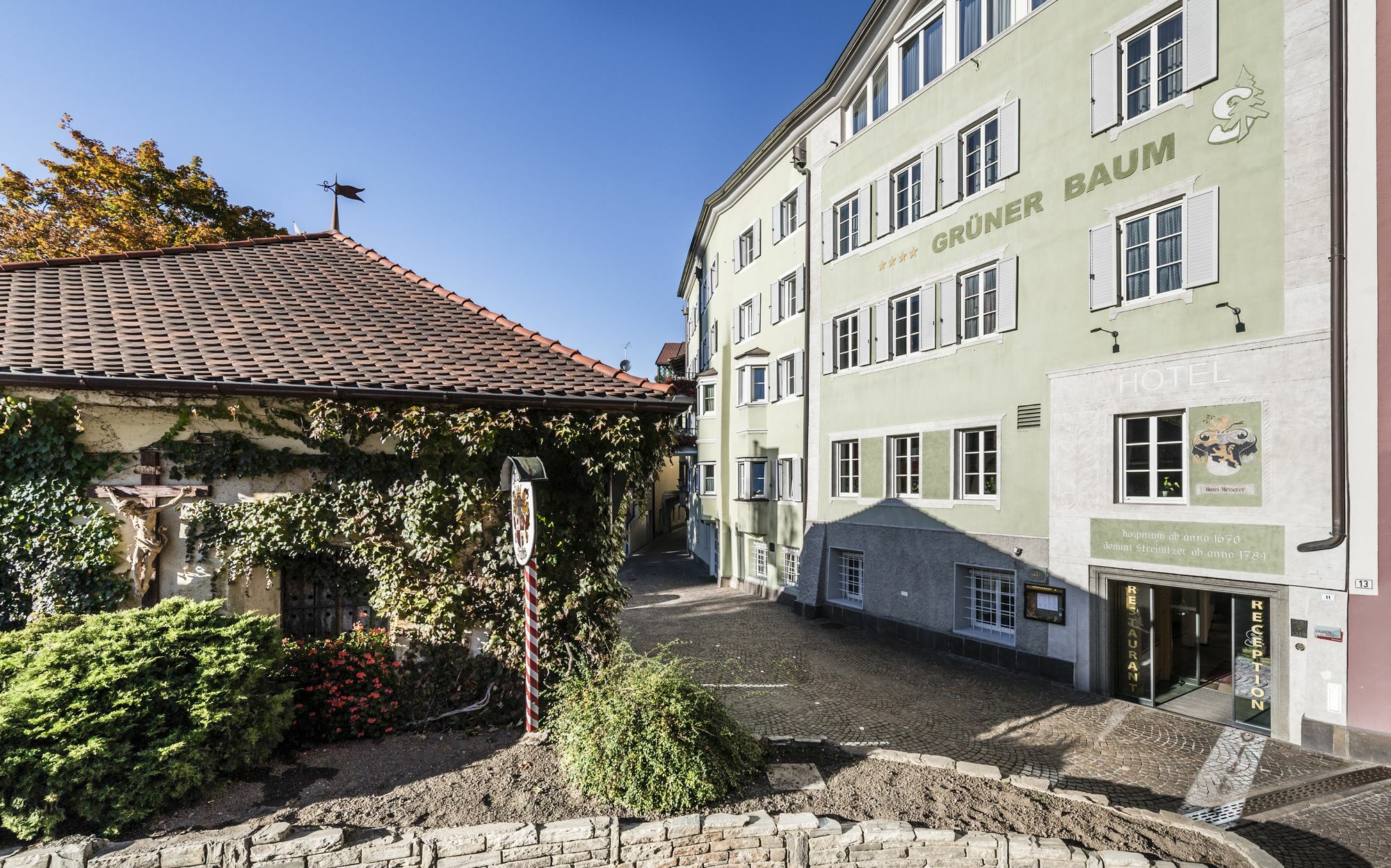 Hotel Grüner Baum Bresanona Exterior foto